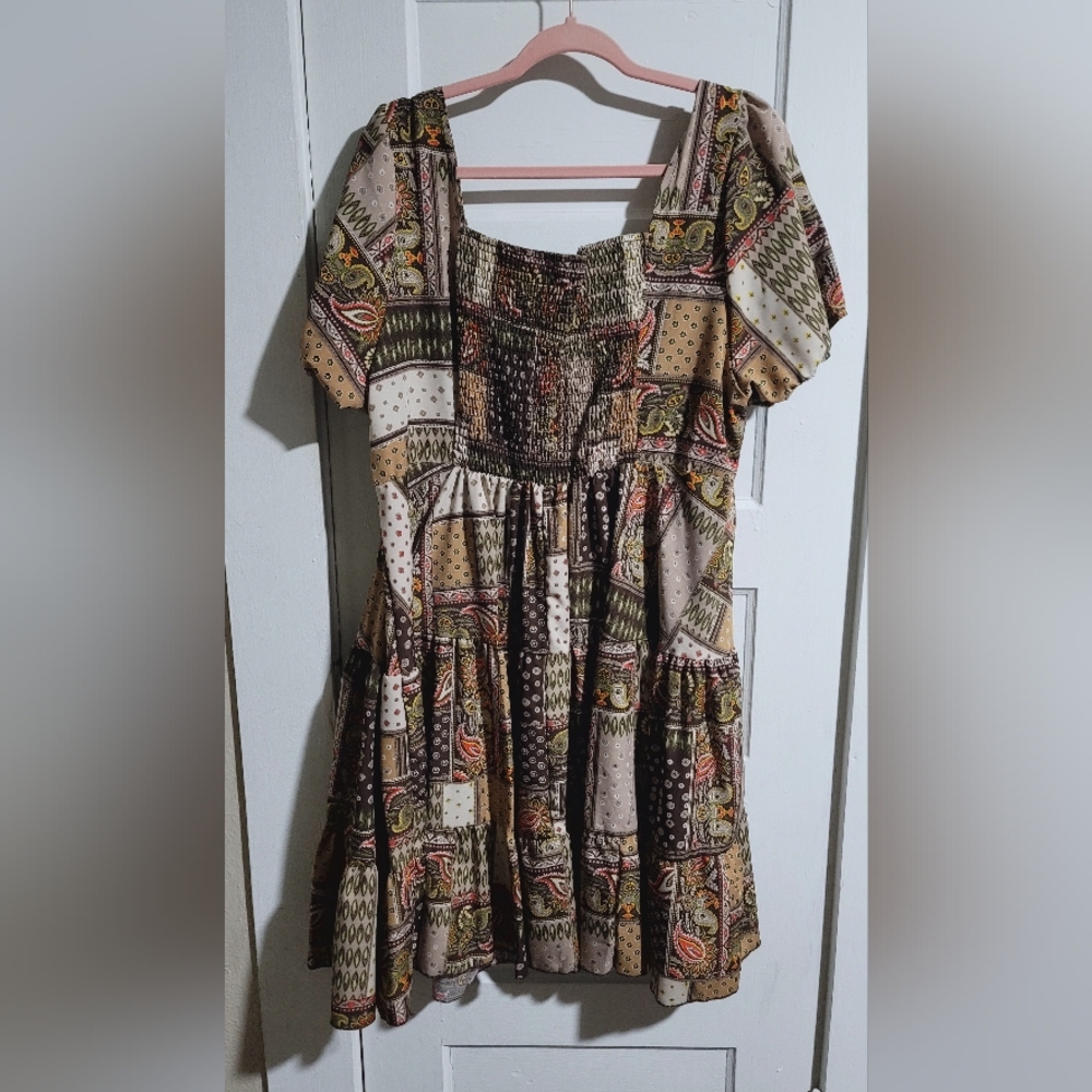 Bohemian Patchwork Dress